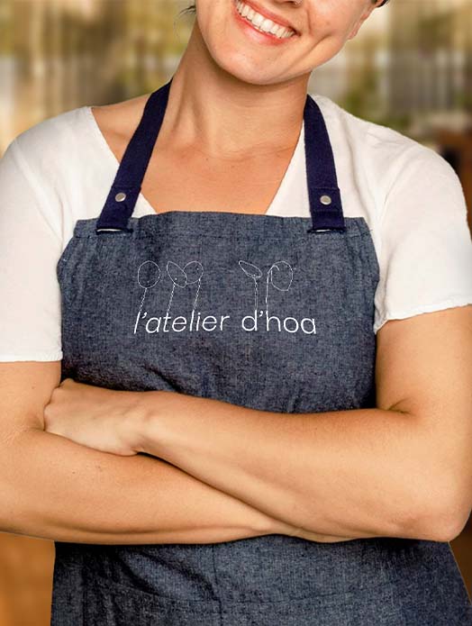 Tablier de l'atelier d'hoa