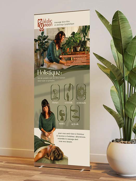Roll up Holistic Green 