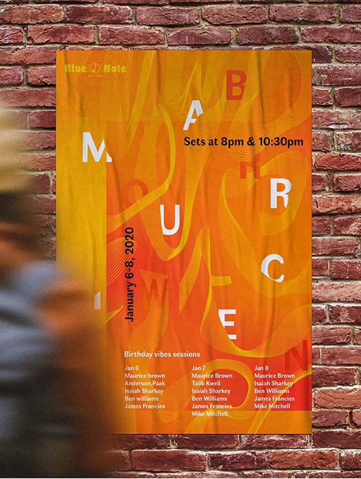 Affiche du concert de Maurice Mobetta Brown