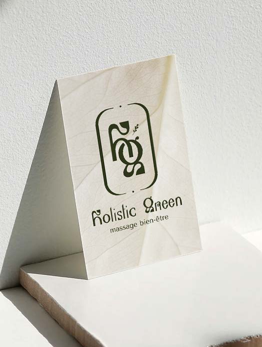 carte de visite Holistic Green