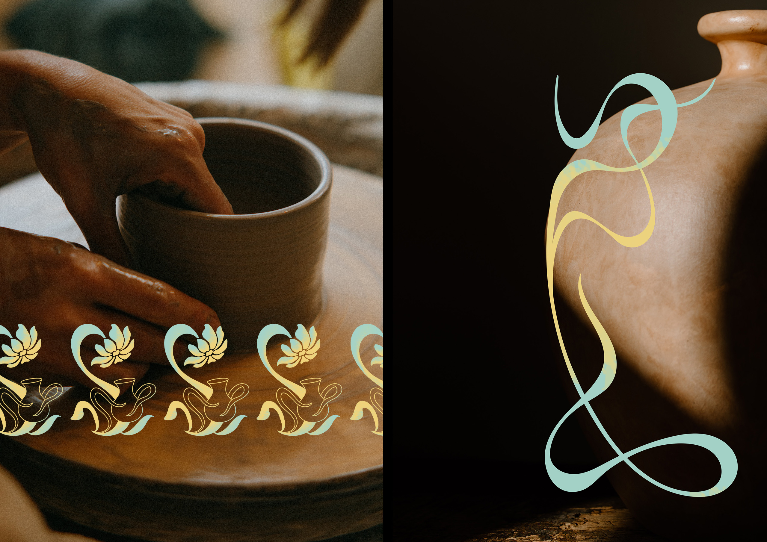 PORTFOLIO_IDENTITE_FLOWERS_POTTERY Identité visuelle Flowers Pottery