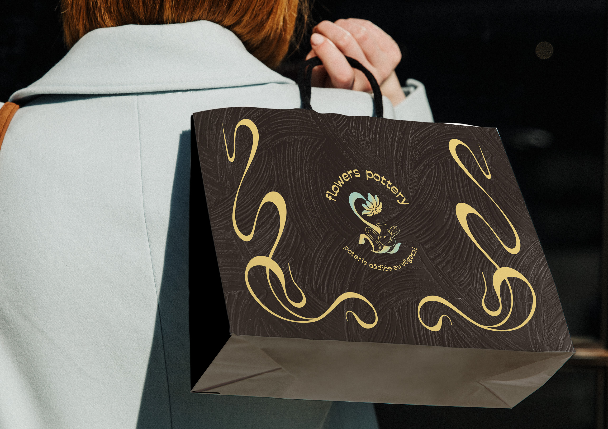 PORTFOLIO_SAC_FLOWRS_POTTERY Sac en carton Flowers Pottery